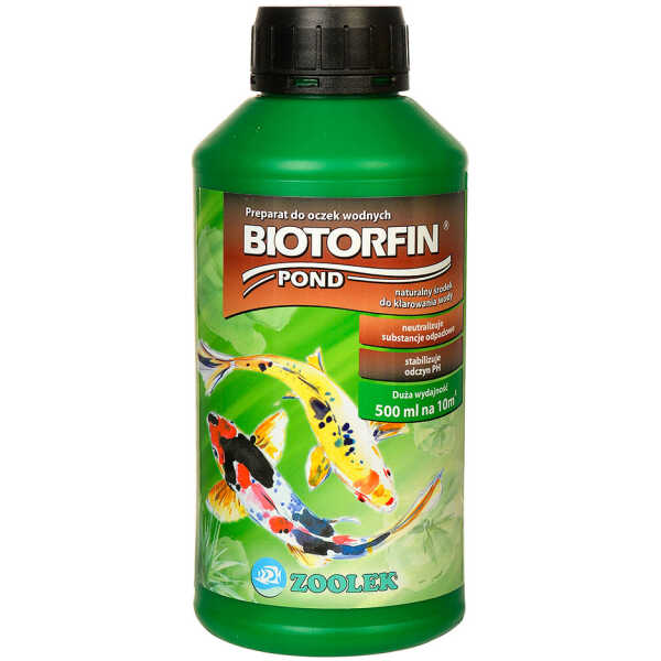 biotorfin pond - vetika ja bakterite vastane preparaat, mis stabiliseeri pikemaks ajaks pH taset tiigivees